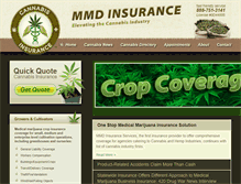 Tablet Screenshot of mmdinsurance.com